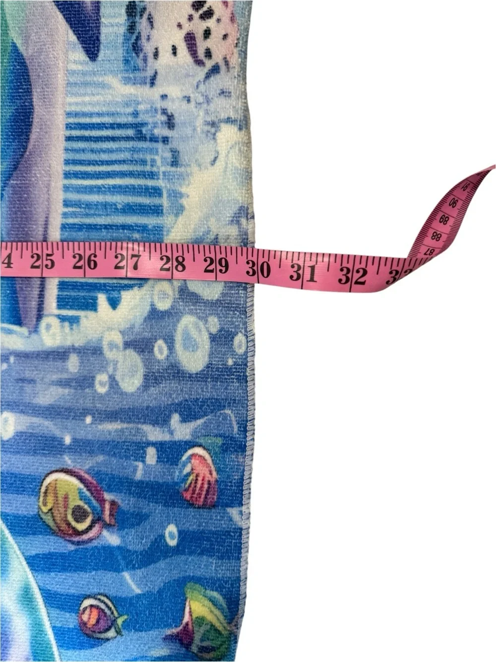 Vintage Y2K Lisa Frank Dolphin Inspired Beach Towel